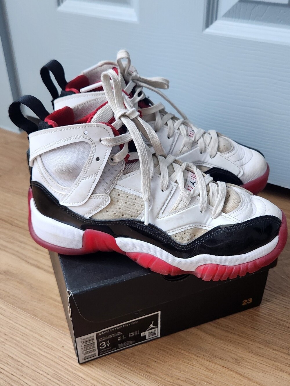 Kids Nike Jumpman Two Trey 3.5Y